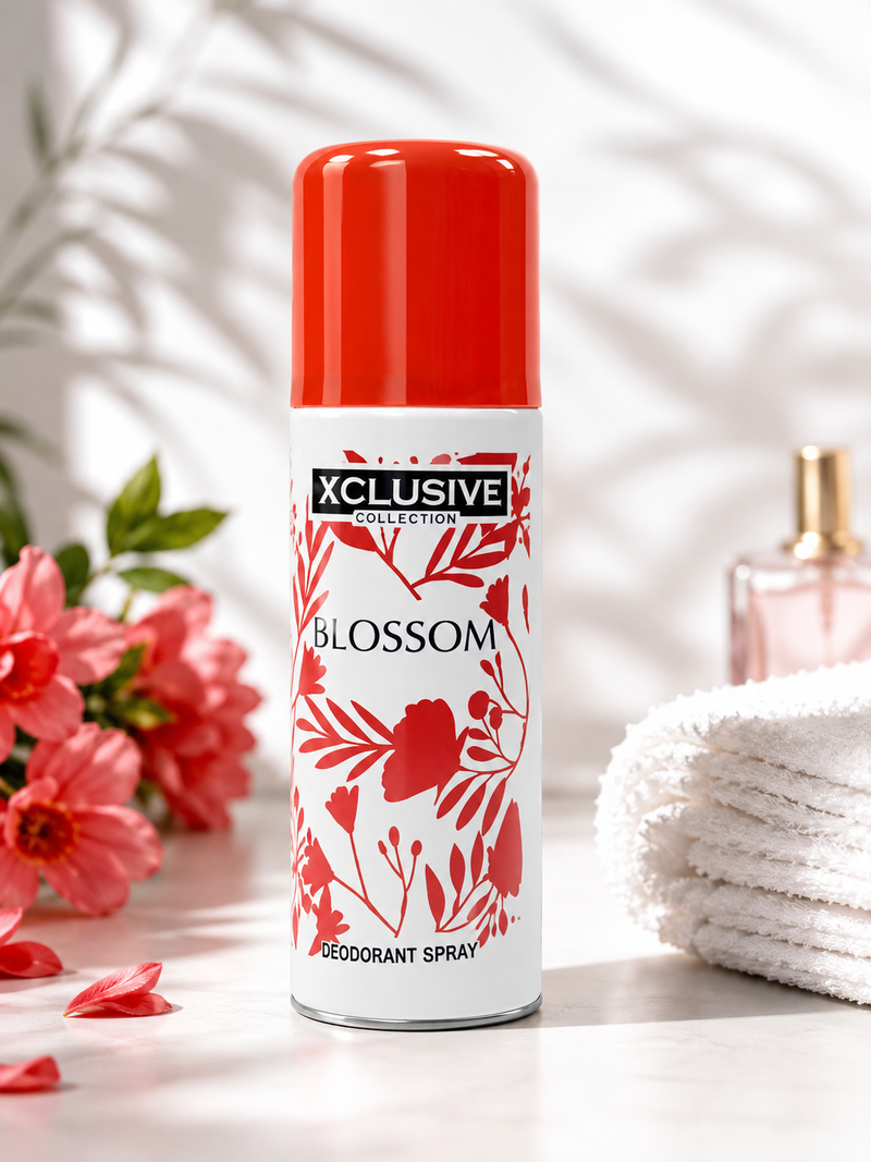 XCLUSIVE Collection Blossom Deodorant Spray – Floral, Fresh & Long-Lasting Fragrance