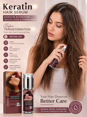 Keratin Nutrition Smooth, Shiny & Strong Hair Serum – 80ml