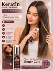 Keratin Nutrition Smooth, Shiny & Strong Hair Serum – 80ml