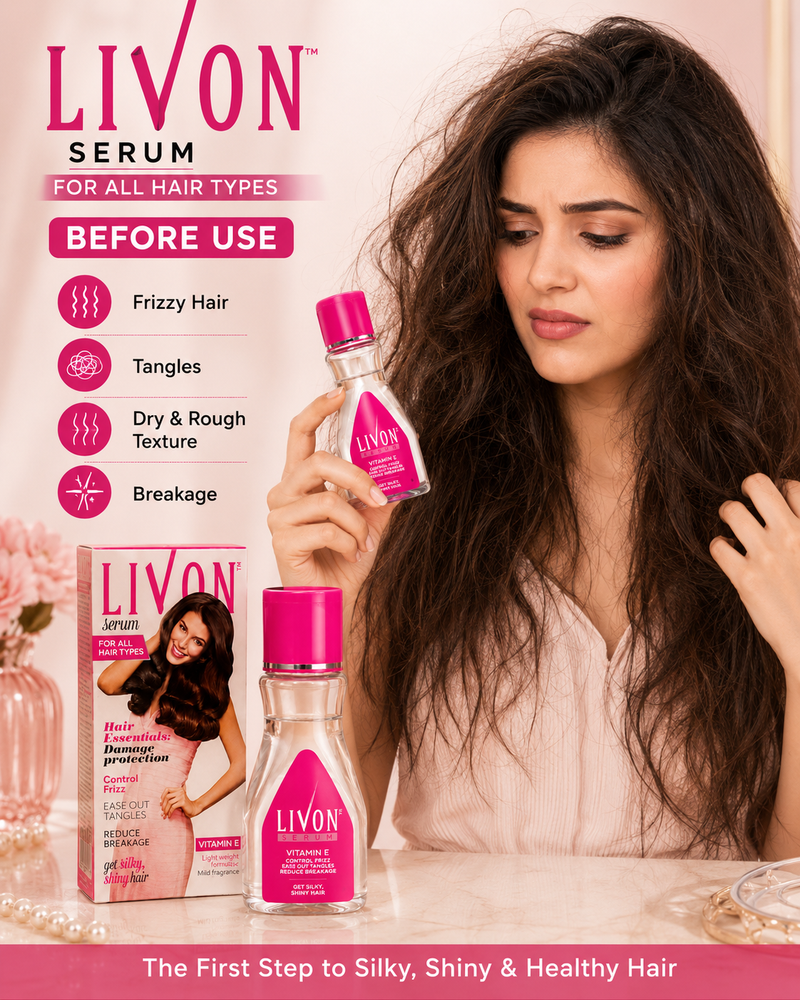 Livon Hair Serum with Vitamin E