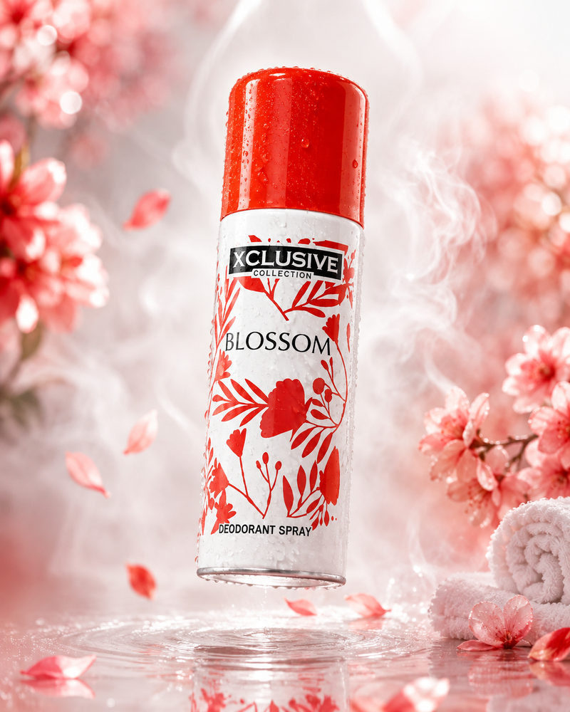 XCLUSIVE Collection Blossom Deodorant Spray – Floral, Fresh & Long-Lasting Fragrance