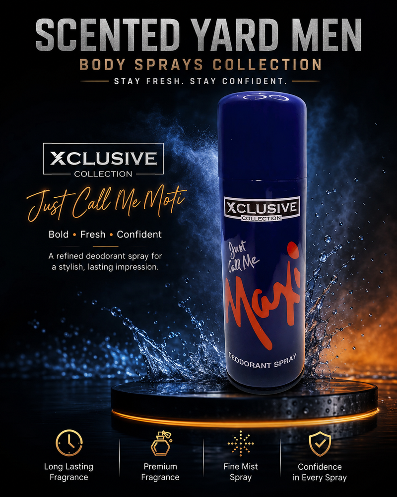 XCLUSIVE Collection “Just Call Me Moj…” Deodorant Spray – Bold, Fresh & Long-Lasting Fragrance
