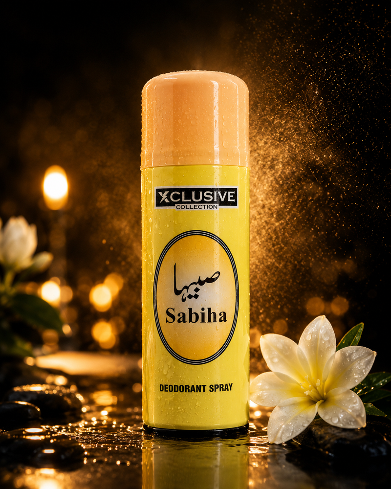 XCLUSIVE Collection Sabiha Deodorant Spray – Soft, Refreshing & Long-Lasting Fragrance