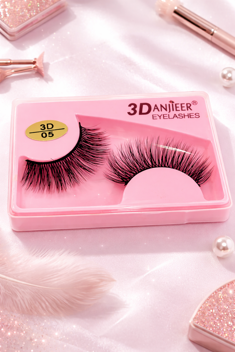 3D Anjieer Eyelashes 05 – Dramatic Volume Reusable False Lashes