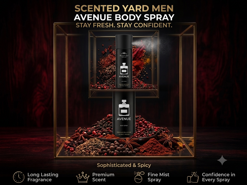 Scented Yard Avenue Perfumed Body Spray for Men – 150ml