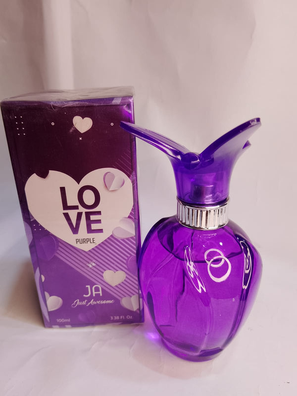 LOVE Purple Perfume by JA – Eau de Parfum (100ml)