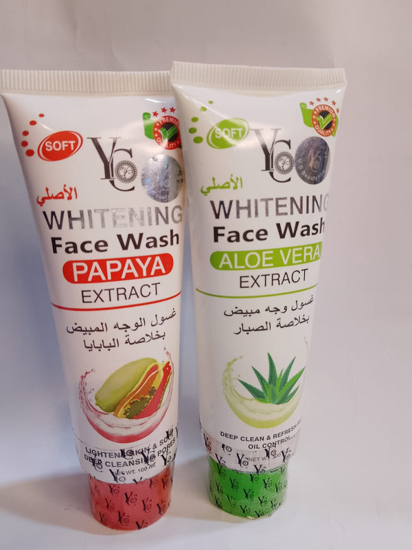 YC Whitening Face Wash – Papaya Extract (100ml)