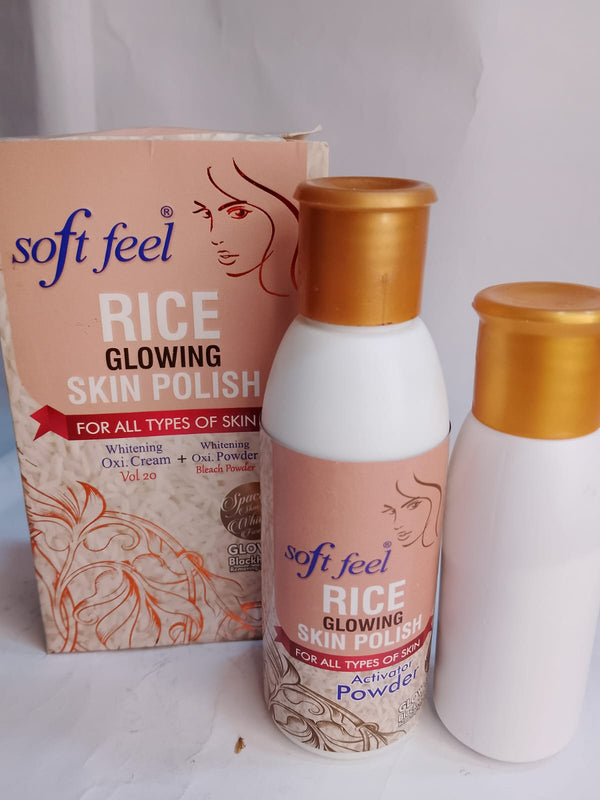 Soft Feel Rice Glowing Skin Polish Set