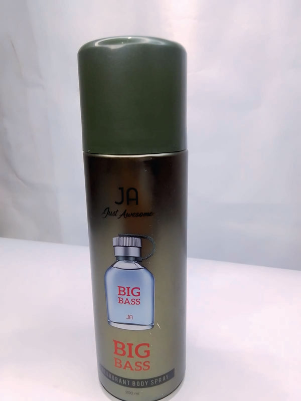 JA Big Bass Deodorant Body Spray – Strong, Energetic & Long-Lasting Freshness