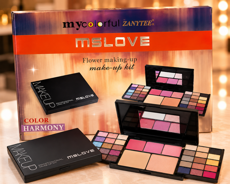 MSLOVE Professional Complete Makeup Kit – Color Harmony Palette